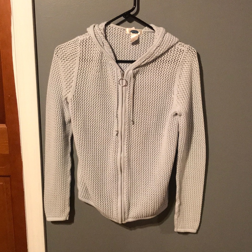 Zippered Hoodie Sweater